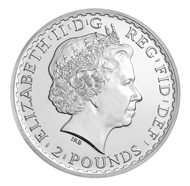 Great Britain / 1oz 0.999 silver / 31.1035 g / 38.61 mm / Design: Philip Nathan (reverse), Ian Rank-Broadley FRBS (obverse).