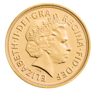 Great Britain / 0.9167 gold / 7.98 g / 22.05 mm / Design: Benedetto Pistrucci (reverse), Ian Rank-Broadley FRBS (obverse).
