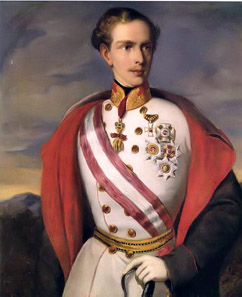 Emperor Francis Joseph I wearing the Golden Fleece.