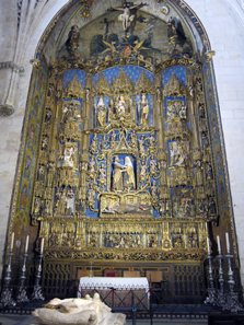 The altar of the Immaculate Conception in the Conception chapel. Photo: KW.