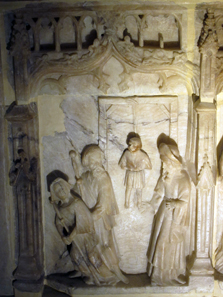 St. Domingo holds up the hanged. Photo: KW.