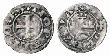Thibaut II, 1253-1270. Denier. From Künker auction 152 (2009), 5191.