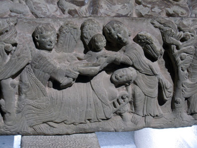 The sarcophagus of the dońa Sancha. Photo: KW.