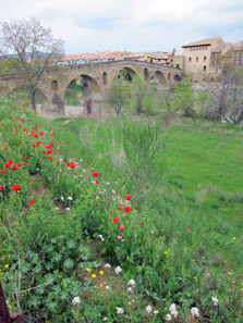 The queen's bridge - Puenta la Reina. Photo: KW.