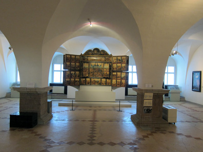 Cranach room in Schloss Friedenstein. Photo: KW.