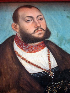 John Frederick I, Elector of Saxony, called The Magnanimous, painted by Lucas Cranach 1535. Photo: KW.