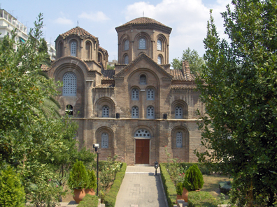 Church Panagia Chalkeon, an eleventh century Byzantine church. One of 15 UNESCO World Heritage Sites in Thessalonika. Photo: Konstantinos Stampoulis / Wikipedia.