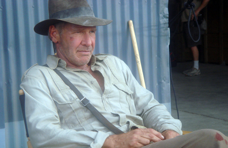 Harrison Ford during the last Indiana Jones film. Photo: John Griffiths / Wikipedia. http://creativecommons.org/licenses/by-sa/2.0/deed.de