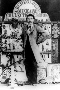 The French antiquarian Eugène Boban ordered the manufacture of the skulls. Before 1867. Photo: Wikipedia.