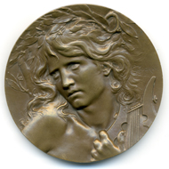 Coudray, Orphée, 1899. Bronze.