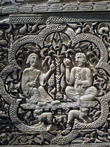 Detail of a small ivory box from Cordoba, made in 1004-1005. Museo de Navarra. Photo: KW.