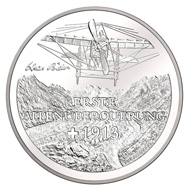 Switzerland- 20 CHF / .835 silver / 33mm / 20g / Design: Angelo Boog / Mintage: 50,000 (Uncirculated) resp. 7,000 (Proof).