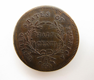 United States of America, Half-Cent, 1796. Estimate: GBP 25,000-30,000. Sold for GBP 225,700.