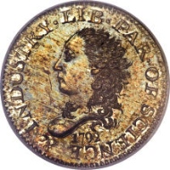 5570: 1792 H10C Judd-7, Pollock-7, R.4 as a Business Strike SP67 PCGS. Realized: $1.41 million.