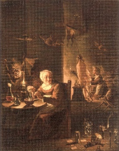 Witch scene, group of David Teniers the Younger (1610-1690) around 1700. Berlin, German Historical Museum. Source: Wikipedia.