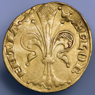 Gold florin from the Willanzheim hoard. © Staatliche Münzsammlung München, Nicolai Kästner.