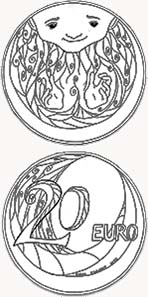 Two examples for the coins you can vote for.