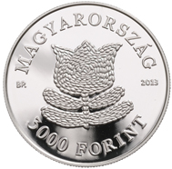 Hungary / 3,000 HUF / .925 silver / 30mm / 12.5g / Design: Andras Szilos / Mintage: 4,000.