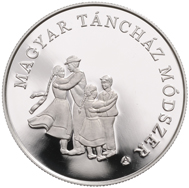 Hungary / 3,000 HUF / .925 silver / 30mm / 12.5g / Design: Andras Szilos / Mintage: 4,000.