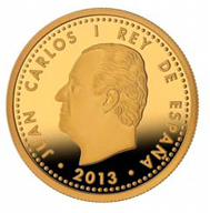Spain / 100 euros / .999 gold / 23mm / 6.75g / Mintage: 4,000.