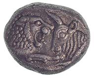 Sardis (Lydia), 1/3 stater, silver (3.45 g), after the middle of the 6th cent. BC