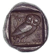 Athens (Greece), tetradrachm, silver (17.2 g), ca. 455 BC