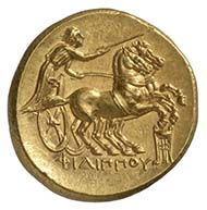Philip II., king of the Macedonians 359-336 BC, stater, gold (8.6 g)