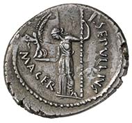 C. Julius Caesar, denarius, silver (3.7 g), March 44 BC