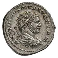 Caracalla, Roman emperor 198-217, antoninianus (= double denarius), silver (5.1 g)