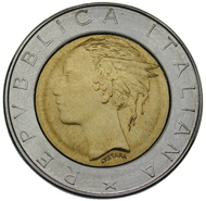 500 Lira, Italy, 1982. Photo: MoneyMuseum.