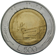 500 Lira, Italy, 1982. Photo: MoneyMuseum.