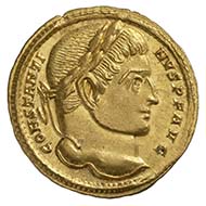 Constantine I, Roman emperor 307-337, solidus, gold (4.45 g), 314, Trier