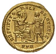 Constantine I, Roman emperor 307-337, solidus, gold (4.45 g), 314, Trier