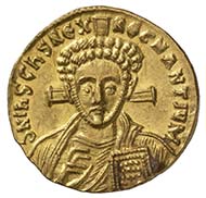 Justinian II, Byzantine emperor 685-695 and 705-711, solidus, gold (4.4 g), Constantinople, after 705