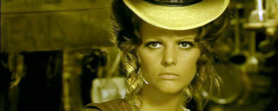 Claudia Cardinale as Jill McBain in Leone?s Once upon a Time in the West (1968). Photo: Gawain 78 / Wikipedia.