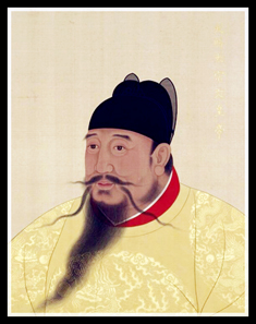 Emperor Yongle (1360-1424) as depicted by a Palace Painter. Source: Wikipedia.