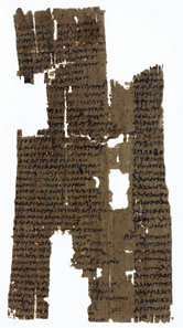 Ancient list of Olympic champions from 480-468 and 456-448 BC, third century AD. Source: Wikipedia.