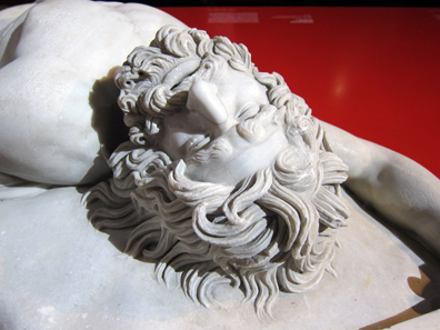Dead giant. Part of the so-called small Attalid votive offering that Attalus II donated for the Athenian Acropolis. Naples. Photo: KW.