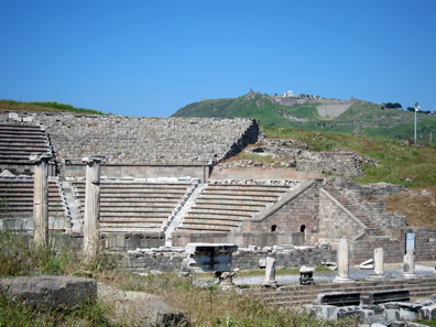 Theatre of the Asclepieion. Photo: KW.