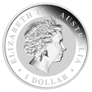 Australia / 1 AUD / 1oz .999 silver / 31.135 g / 40.60 g / Design: Tom Vaughan, Mintage: Mint-to-order.