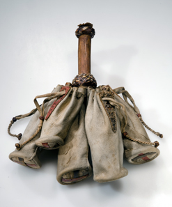 Bags attached to a stick, Southern Germany, first half of 16th century. Bayerisches Nationalmuseum (= here and after BN) inv. no. T 4098.