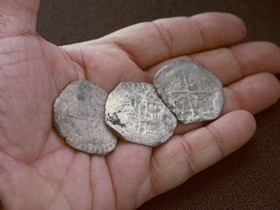 Over 1000 silver coins were found at the