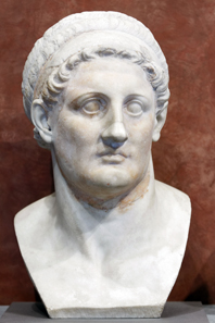 Ptolemy I in a marble likeness. Louvre, Paris. Photo: Wikipedia.