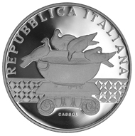 Italy / 5 EUR / .925 silver / 18g / 32mm / design: Maria Angela Cassol / Mintage: 7,000.