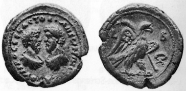 Marcus Aurelius, 161-180. Tetradrachm, 161/2. The busts of Marcus Aurelius and Lucius Verus opposing. Rev. eagle with palm branch, walking r. Auctiones 7 (1977), 454.