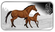 Cook Islands / 1 CID / 1oz 999 silver / 31.135g / 47.60x27.60mm / Design: Natasha Muhl / Mintage: 3,000.