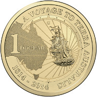 2014 $1 C mintmark