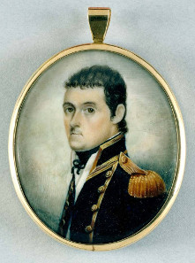 Watercolour miniature portrait of British navigator Matthew Flinders, dated about 1800. Source: State Library of New South Wales / http://creativecommons.org/licenses/by-sa/3.0/au/deed.en