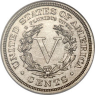 5161: 1913 5C Liberty PR64 NGC. CAC. Realized: $3,290,000.