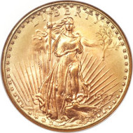 5597: 1927-D $20 MS66 NGC. Realized: $1,997,500.